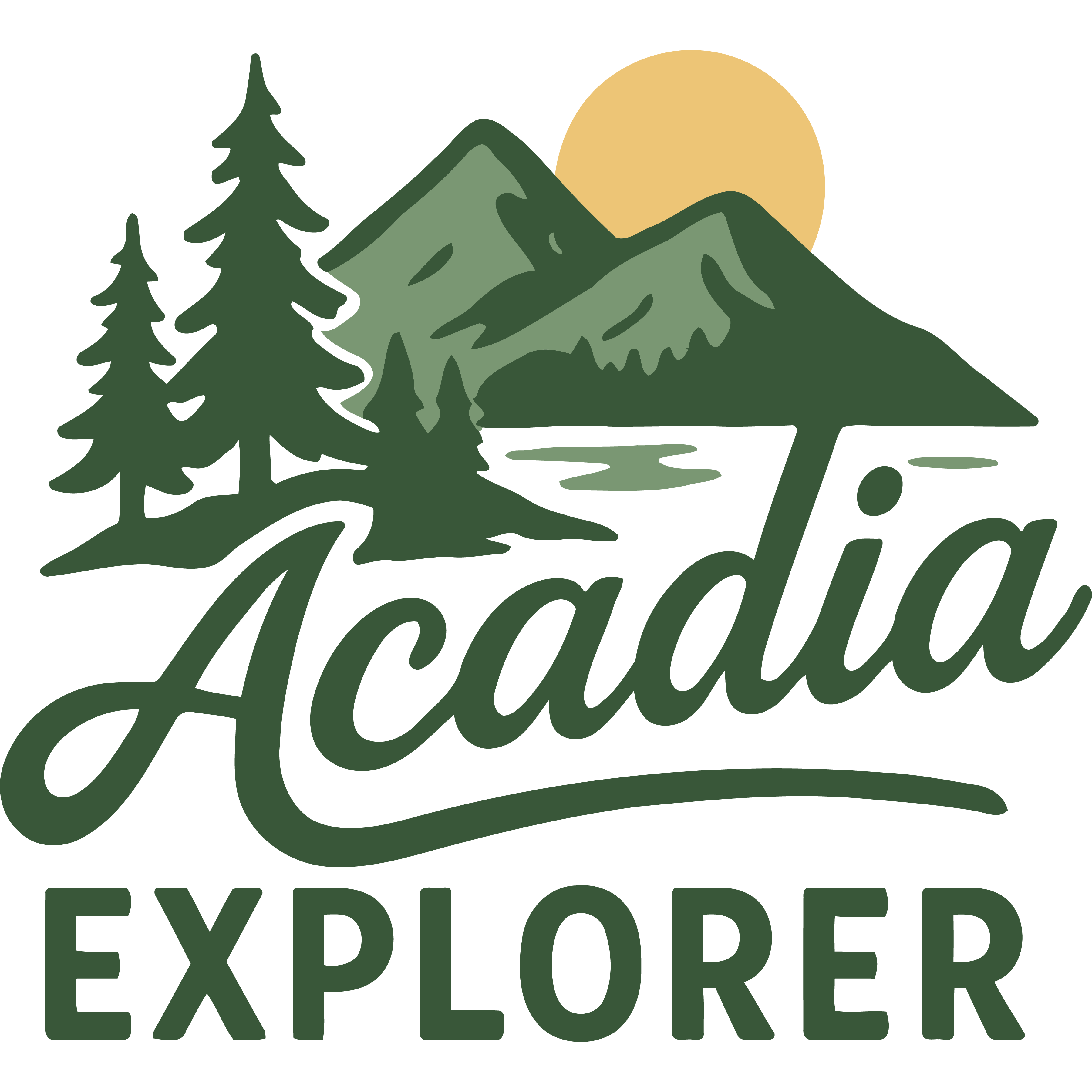 "Acadia Explorer" Sticker