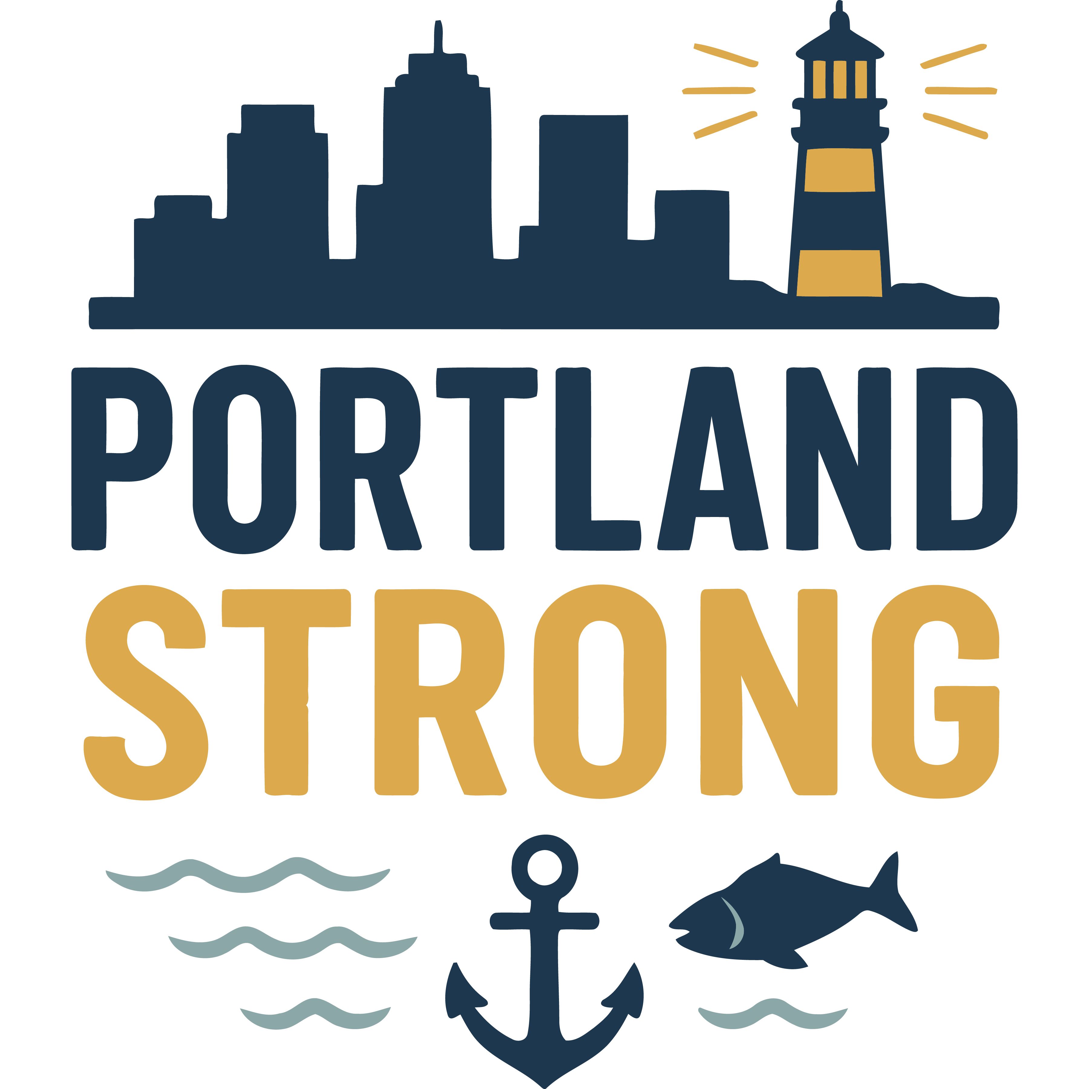 "Portland Strong" Sticker